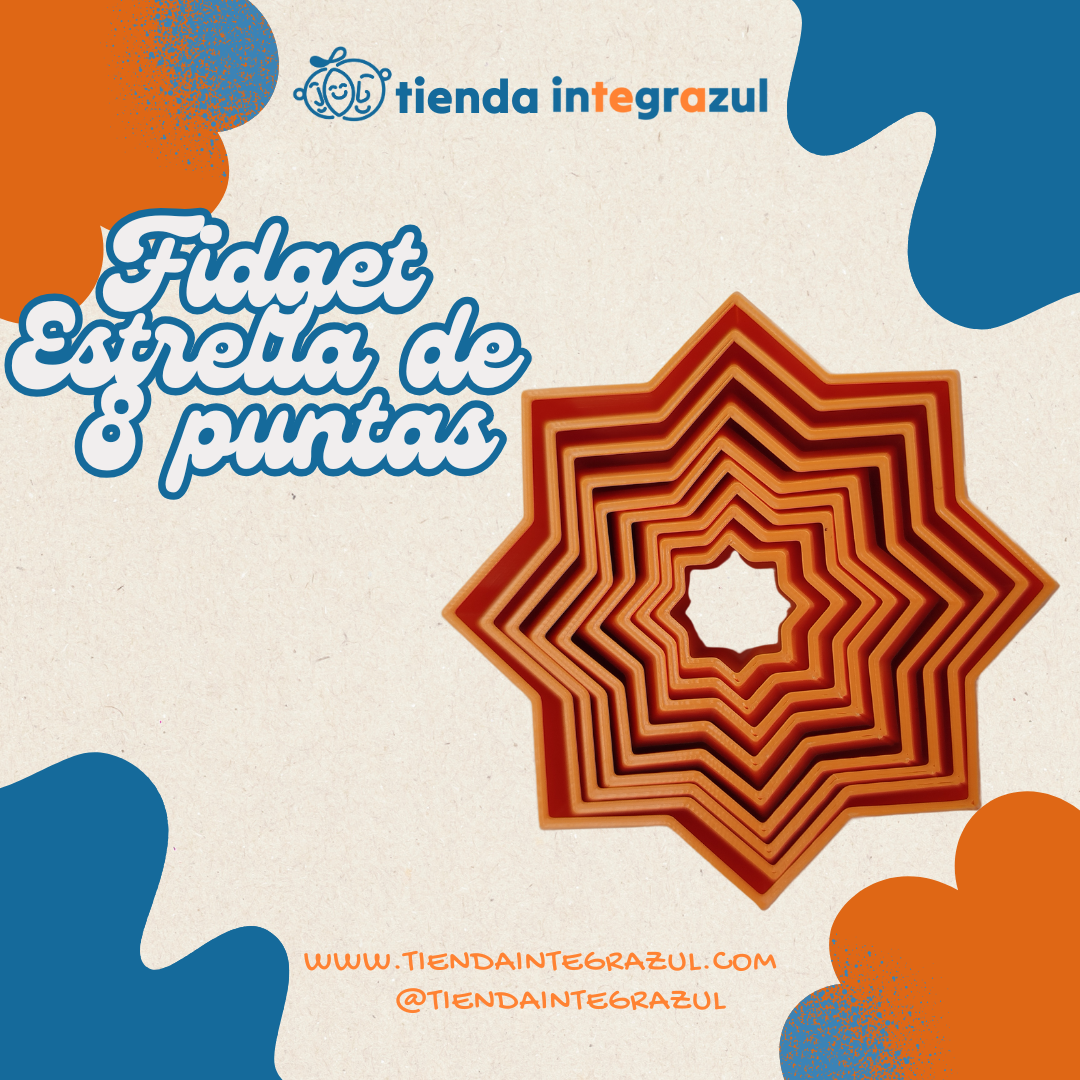 Fidget Estrella 8 puntas